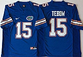 Florida Gators 15 Tim Tebow Blue College Football Jerseys,baseball caps,new era cap wholesale,wholesale hats